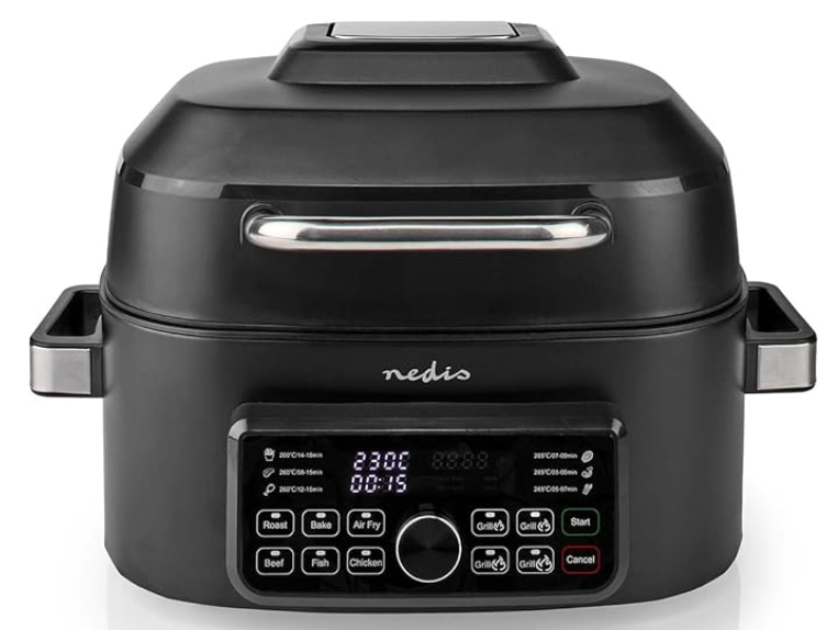 Nedis Heißluftfritteuse 6Liter max. 265°C für 58,90€ (statt 155€)