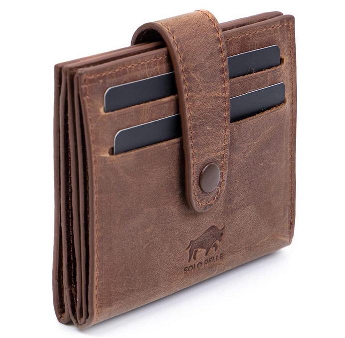 Solo Pelle mini Slim Wallet Scheine & 20 Kreditkarten für 19,99€ (statt 40€)