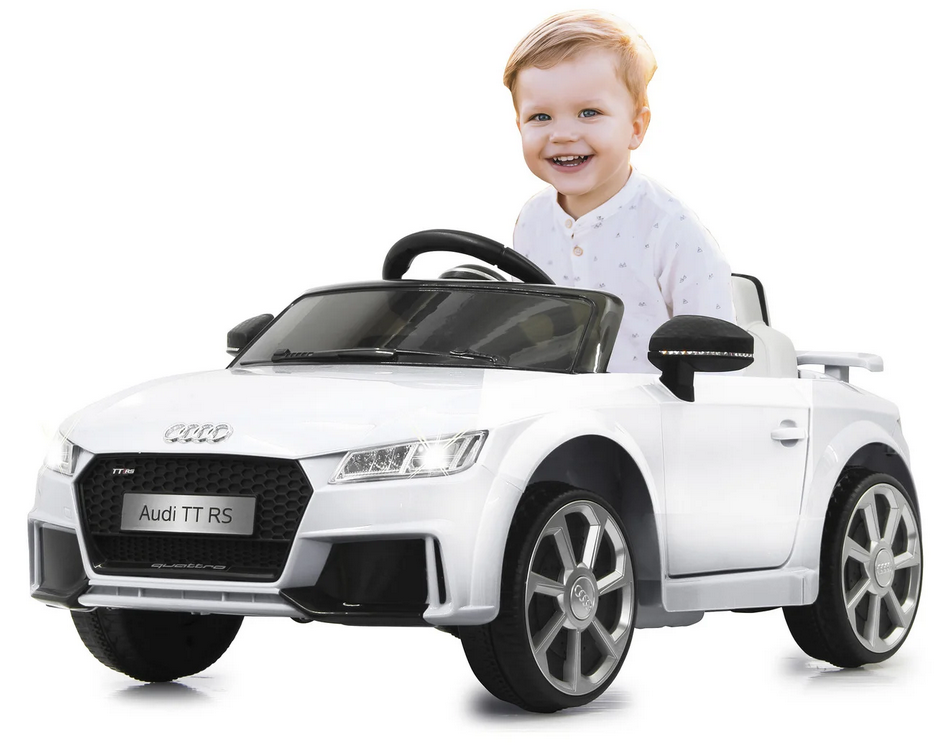 JAMARA Audi TT RS  Weiß KIDS Ride On Akku Car für 144,95 (statt 186€)