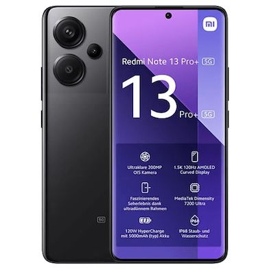 🤯 Über 100€ „Gewinn“ ➡️ Xiaomi Redmi Note 13 Pro+ (512GB) für 29€ + o2 Allnet 7GB für 4,99€ mtl