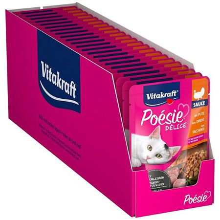 🐈 23er Pack Vitakraft Poésie Délice Katzenfutter mit Pute ab 8,10€ (statt 16€)