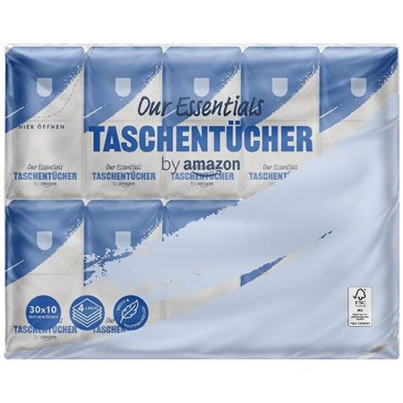 🤧 300er Pack by Amazon Taschentücher 4-lagig ab 2,67€