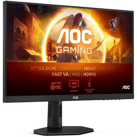 🖥️ AOC Q27G4XND 27 QHD Gaming Monitor, 180 Hz, 1 ms für 159,90€ (statt 239€)