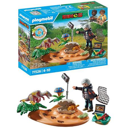 Playmobil 71526 Dinos: Stegosaurus-Nest mit Eierdieb für 8,20€ (statt 11€)