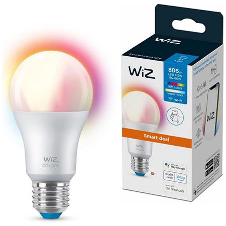 💡 WiZ Tunable White & Color LED Lampe, E27 (806 lm) für 7,80€ (statt 15€)