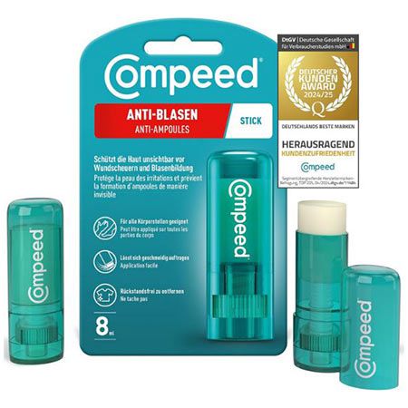 Compeed Anti-Blasen Stick – Schützt unsichbar vor Blasenbildung & Scheuern ab 4€ (statt 6€)