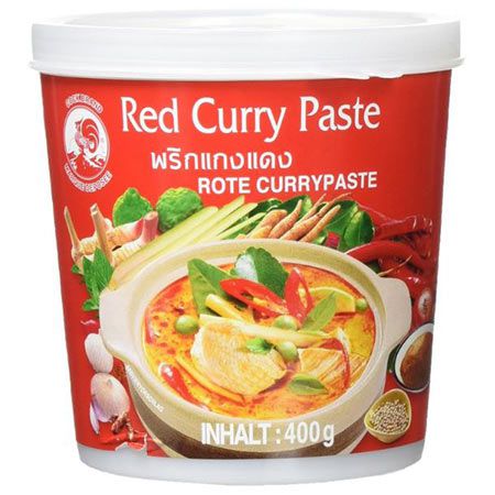 🌶️ 400g Cock Currypaste rot, mittelscharf ab 3,82€ (statt 7€)