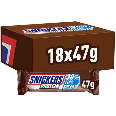 🍫 18er Pack Snickers Protein Riegel, je 47g ab 23,36€ (statt 45€)