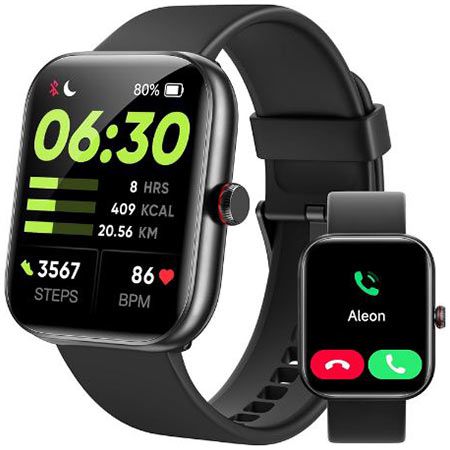 ⌚ Yoever 1,91″ Smartwatch mit Telefonfunktion & Alexa für 17,99€ (statt 40€)