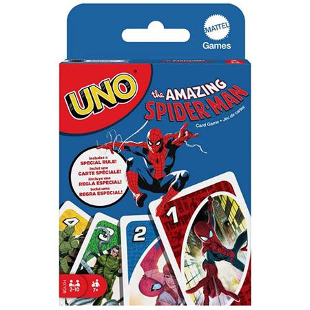 🃏 Mattel Games UNO The Amazing Spider Man für 5,34€ (statt 10€)