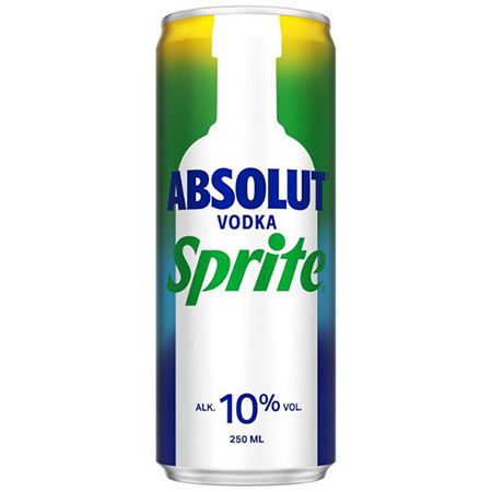 🥤 12er Pack Absolut Vodka Sprite Mixgetränk, je 250ml für 23,99€ (statt 33€)