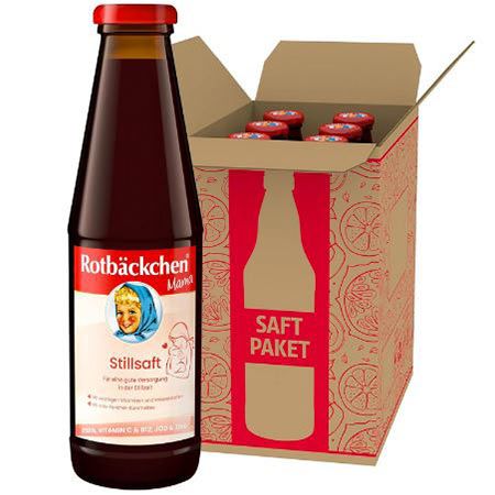 🧃 6er Pack Rotbäckchen Mama Stillsaft, je 450ml ab 9,29€ (statt 15€)