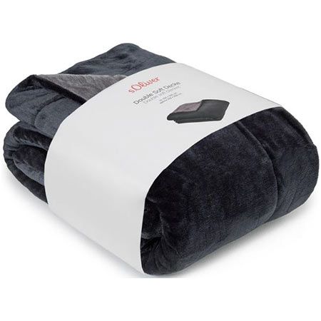 s.Oliver Doublesoft Kuscheldecke, 150x200cm für 25,99€ (statt 60€)