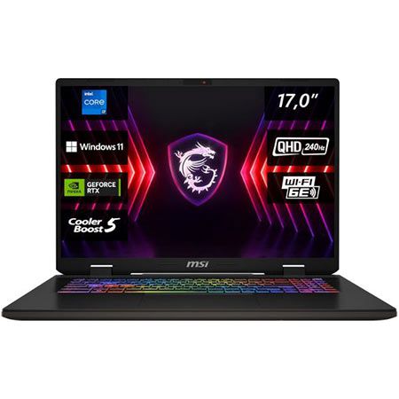 💻 MSI Sword 17 HX QHD+ Gaming Laptop mit i7 14700HX, RTX 4070 für 1.509€ (statt 2.120€)