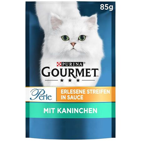 26x Gourmet Perle Erlesene Streifen Katzenfutter mit Kaninchen ab 12€ (statt 17€)