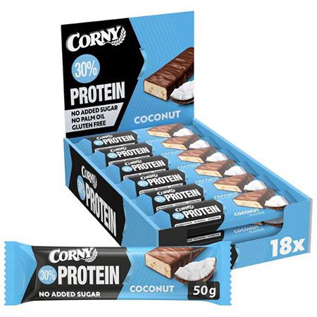 🍫 18er Pack Corny Protein Power Cocos Proteinriegel ab 15,74€ (statt 28€)