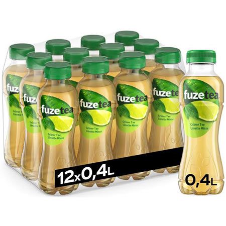 🍵 12er Pack Fuze Tea Grüner Tee Limette Minze ab 8,99€ (statt 14€)