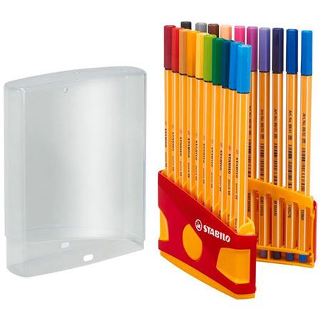 20er Pack STABILO Fineliner point 88 ColorParade für 9,59€ (statt 15€)