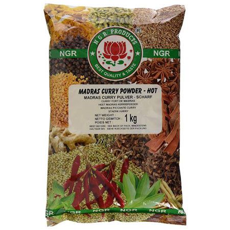 🍛 1Kg Ngr Madras Currypulver Rot, scharf ab 6,65€ (statt 11€)