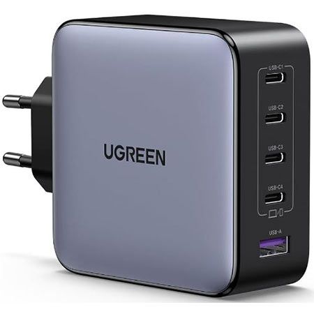 🔌 UGREEN Nexode 5-Port USB-C/A Ladegerät mit max. 100W für 35,99€ (statt 60€)