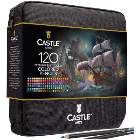 🖌️ Castle Art Supplies Buntstifte Set mit 120 Stiften + Etui für 48,49€ (statt 65€)