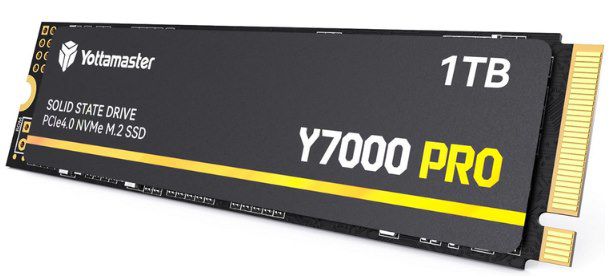 Yottamaster Y7000Pro 1TB SSD M.2 PCIe 4.0 für 48,99€ (statt 55€)