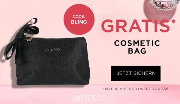 ARTDECO: ab 35€ Bestellwert Cosmetic Bag gratis dazu