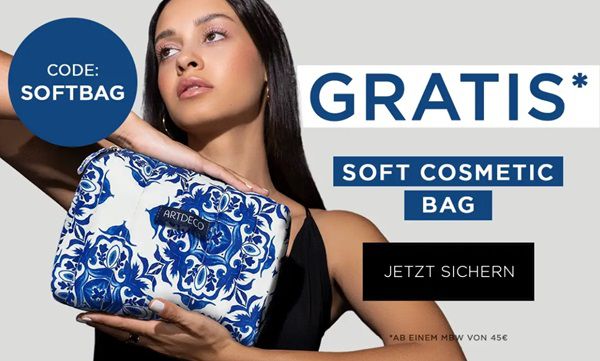 ARTDECO: ab 45€ Bestellwert Soft Cosmetic Bag gratis dazu