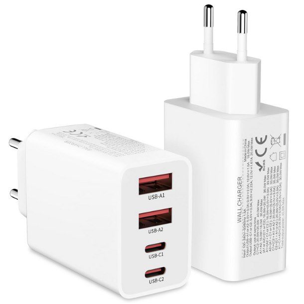 2x 40W USB C Ladegerät mit 4 Ports für 8,99€ (statt 16€)