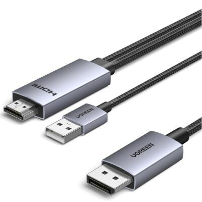 UGREEN HDMI auf DisplayPort Kabel 4K@60Hz für 22€ (statt 26€)