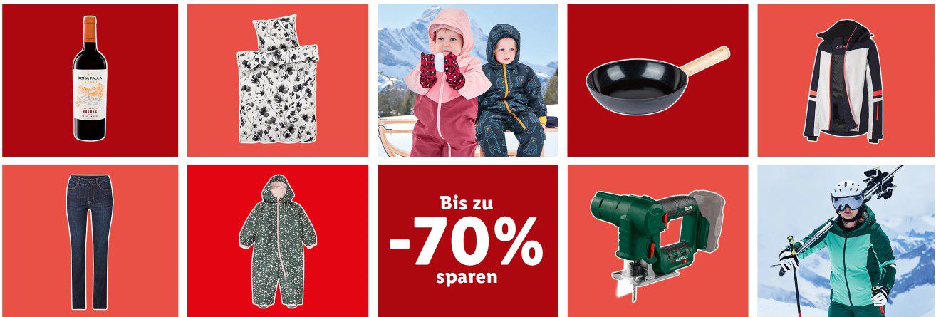 ❄️ LIDL Sale mit bis zu  70% z.B. GSW Kochtopf Set 7tlg. für 30,94€ (statt 50€)