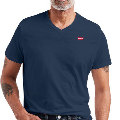 Levi´s Herren T-Shirt Original Housemark Dress Blues für 12,48€ (statt 22€)