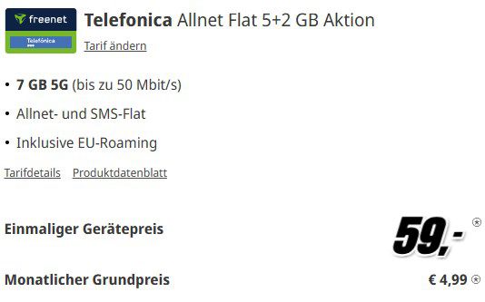 🎉Wochenenddeal! eff. Gratis! Xiaomi Redmi Note 13 Pro 5G für 59€ +o2 7GB/Flat für 4,99€ mtl.