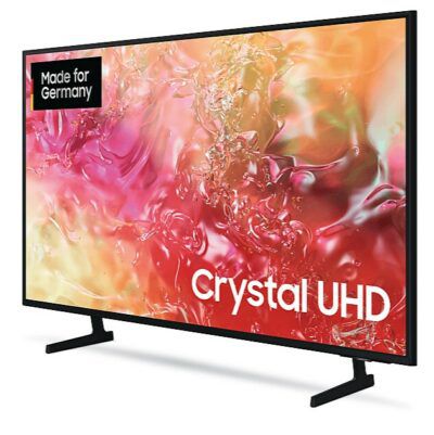 📺 Samsung 43″ Crystal UHD Smart TV für 1€ + o2 Allnet-Flat mit 5GB 5G ab 28,99€ mtl.