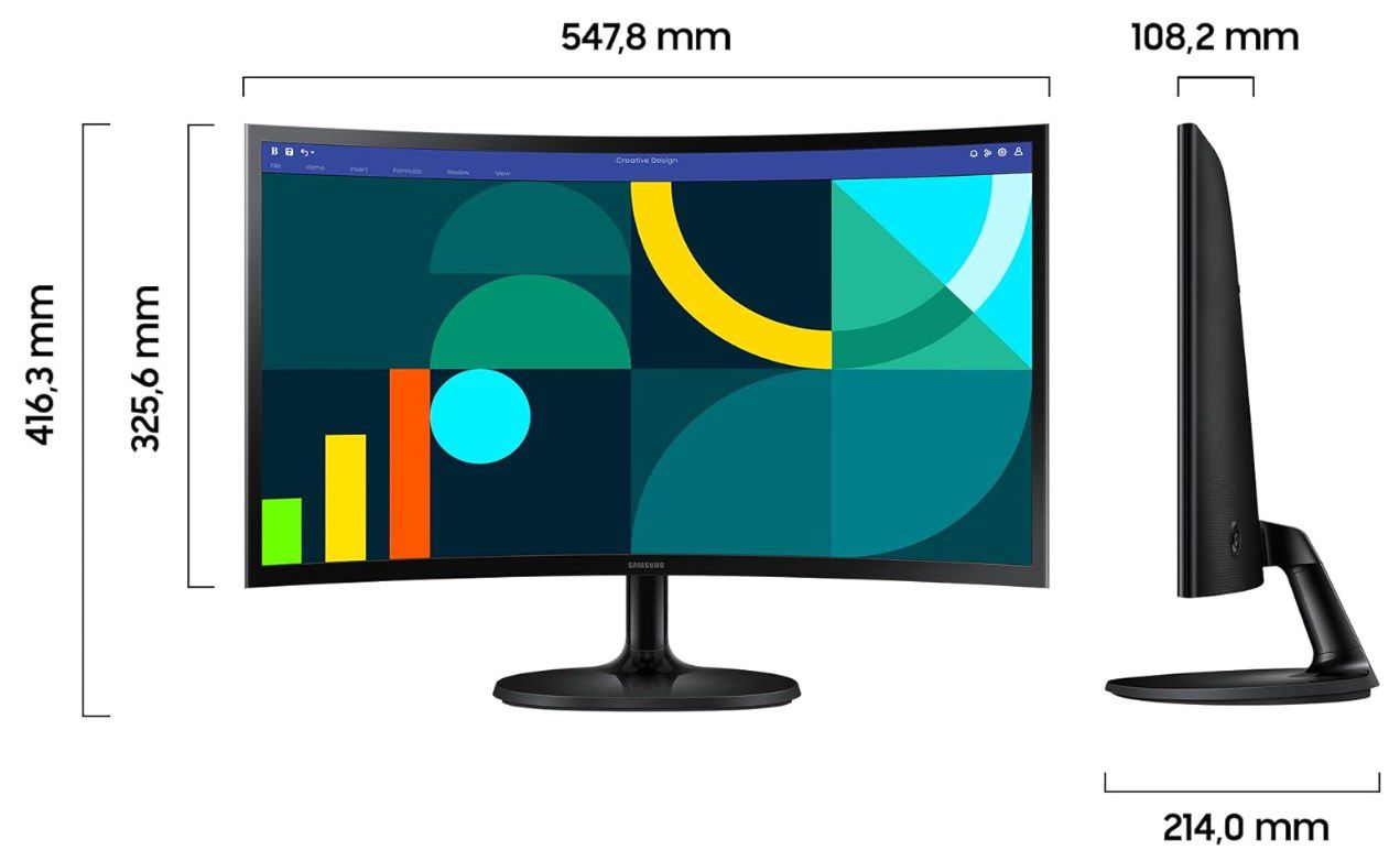 Samsung S36GD Essential Curved Monitor 24 Full HD für 69,89€ (statt 101€)