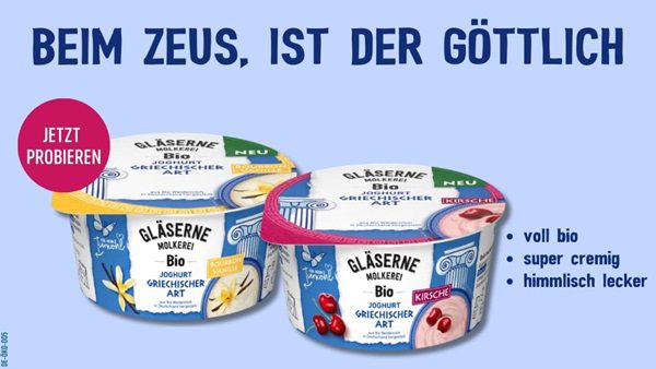 Couponplatz: Gläserne Molkerei Bio Joghurt gratis