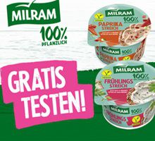 Couponplatz: Milram veganen Aufstrich gratis ausprobieren