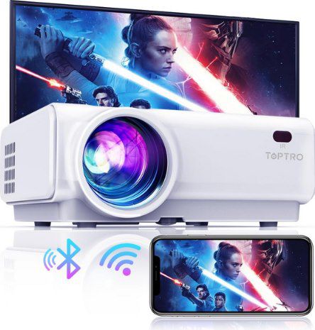 TOPTRO TR21 Mini 1080p Beamer für 58,49€ (statt 78€)