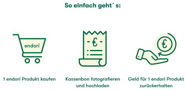 Veganes Produkt von endori gratis ausprobieren