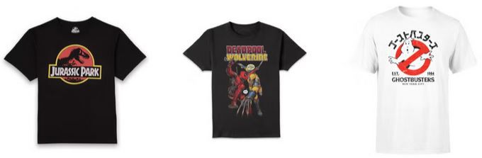 👕 Zavvi: 3 Merch T Shirts nur 24€ inkl. VSK   Star Wars, Deadpool, Pokemon