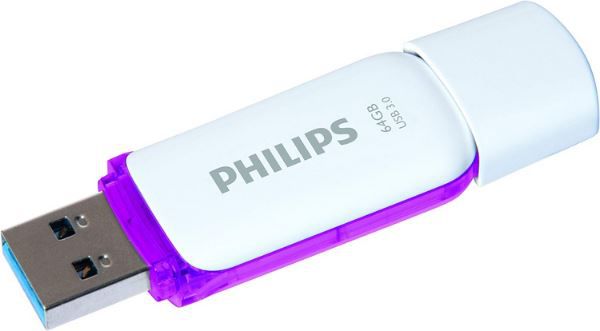 💾 Philips Super Speed 3.0 USB Stick mit 64GB, Snow Edition für 5€ (statt 11€)