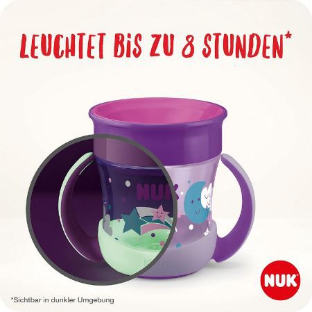 NUK Mini Magic Cup Trinklernbecher mit Leuchteffekt für 14,69€ (statt 21€)