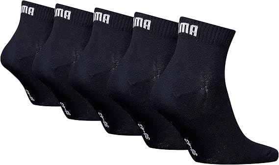 5er Pack PUMA Unisex Quarter Plain Socken für 12,45€ (statt 17€)