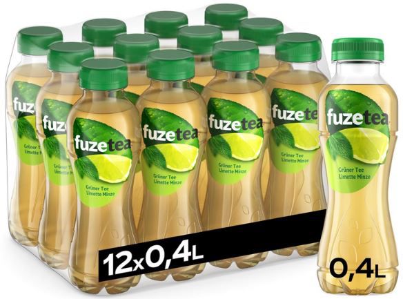 🍵 12er Pack Fuze Tea Grüner Tee Limette Minze ab 8,99€ (statt 14€)