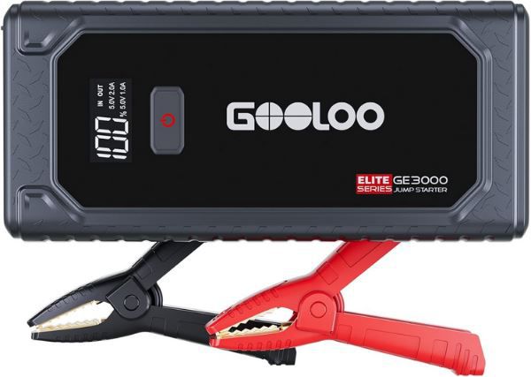 🪫 GOOLOO GE3000 Starthilfe Powerbank mit bis 3.000A für 39,59€ (statt 60€)