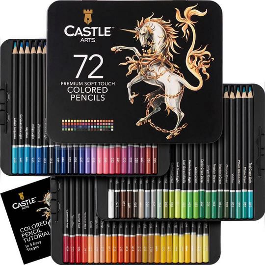 🖌️ Castle Art Supplies Buntstifte Set, 72-tlg. ab 28,49€ (statt 40€)