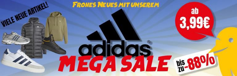 👟 🩳 adidas Mega Sale ab 3,99€ + 5,5% Gutschein