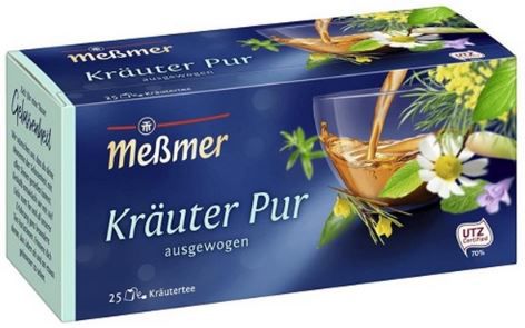 🍵 4 x 25er Pack Meßmer Kräuter pur Teebeutel ab 4,90€ (statt 8€)