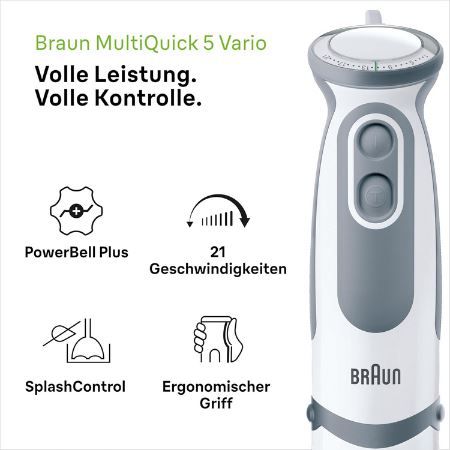 Braun MQ 5235WH MultiQuick 5 Vario Stabmixer Set für 45,19€ (statt 51€)