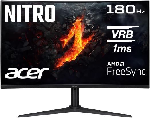 🖥️ Acer Nitro XZ322QU V3 Gaming Monitor,  31,5 WQHD, 180Hz für 219€ (statt 279€)